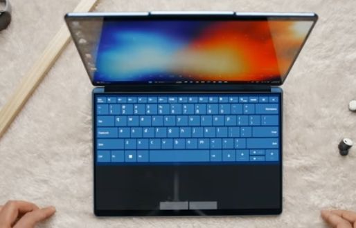 Lenovo Yoga Book 9i Virtual keyboard review